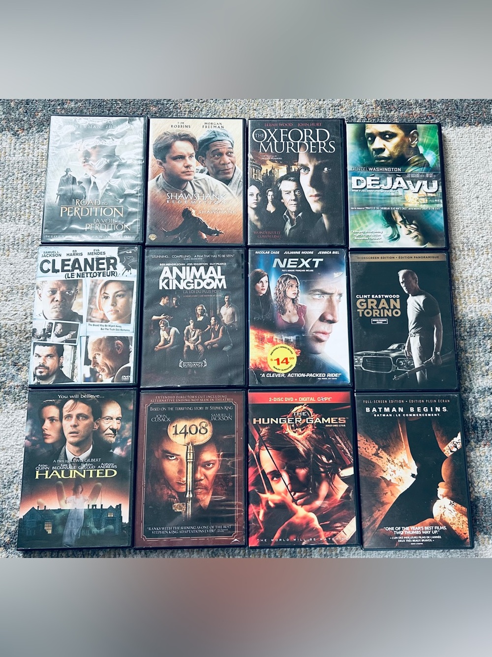 12 DVD Movies Bundle – Great Movie Collection